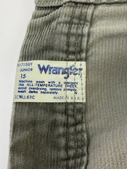 【現状渡し品】【メンズ】 WRANGLER ラングラー 70S CORDUROY PANT 70年代 コーデュロイ パンツ ボトムス ヴィンテージ 157-260728-hu-04-min カラー：ライトグレー系 万代Net店