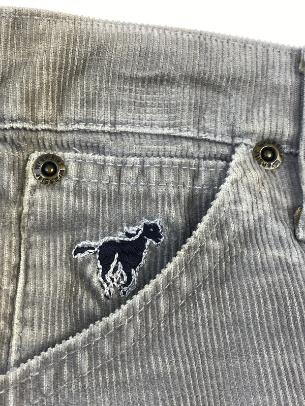 【現状渡し品】【メンズ】 WRANGLER ラングラー 70S CORDUROY PANT 70年代 コーデュロイ パンツ ボトムス ヴィンテージ 157-260728-hu-04-min カラー：ライトグレー系 万代Net店