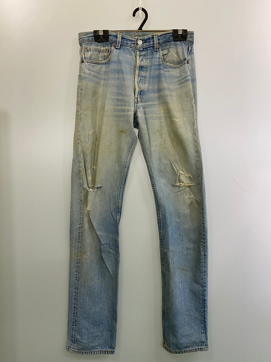 【現状渡し品】【メンズ】 Levi's リーバイス 501-0115 501 DENIM PANT デニムパンツ ボトムス 157-251102-zi-26-min サイズ：W33L38 カラー：インディゴ 万代Net店