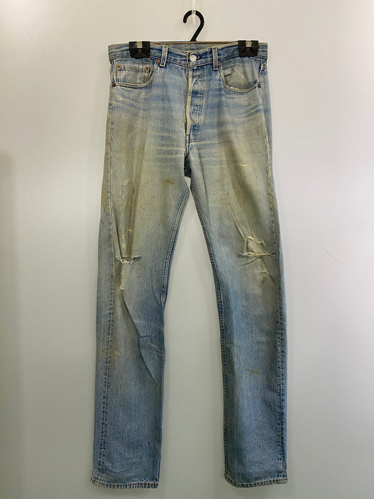 【現状渡し品】【メンズ】 Levi's リーバイス 501-0115 501 DENIM PANT デニムパンツ ボトムス 157-251102-zi-26-min サイズ：W33L38 カラー：インディゴ 万代Net店