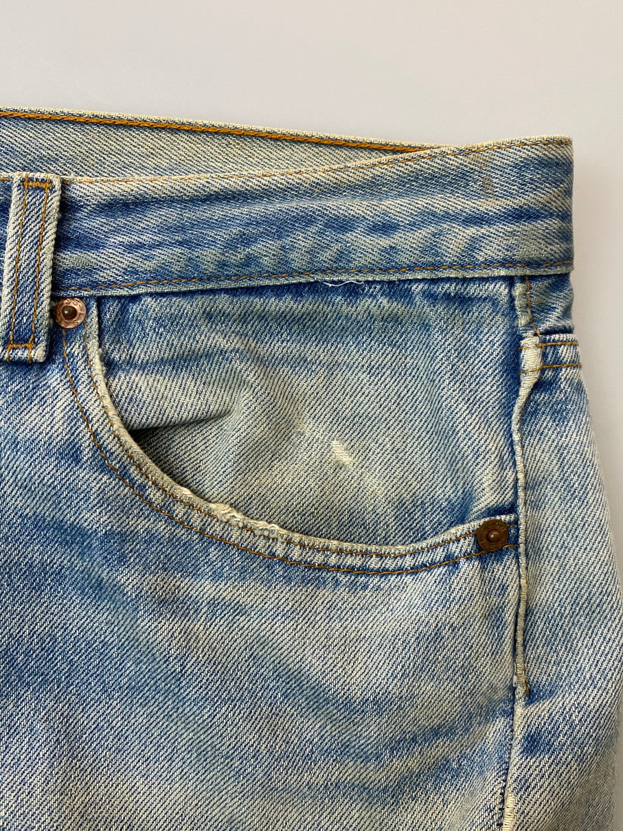 【現状渡し品】【メンズ】 Levi's リーバイス 501-0115 501 DENIM PANT デニムパンツ ボトムス 157-251102-zi-26-min サイズ：W33L38 カラー：インディゴ 万代Net店