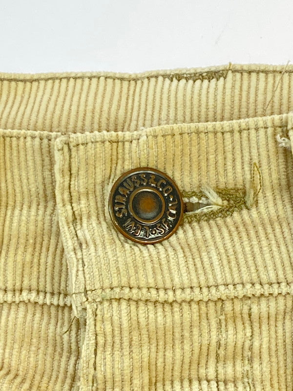 【現状渡し品】【メンズ】 Levi's リーバイス 70S CORDUROY PANT 1970年代 コーデュロイパンツ メンズ ボトムス 157-260410-KS-24-min カラー：ベージュ 万代Net店