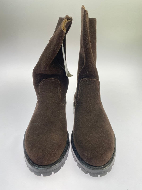 【中古美品】【メンズ】 WOLVERINE ウルヴァリン SHORT ENGINEER BOOTS 8433 ショートエンジニアブーツ 靴 165-251021-kk-63-min カラー：BROWN 万代Net店