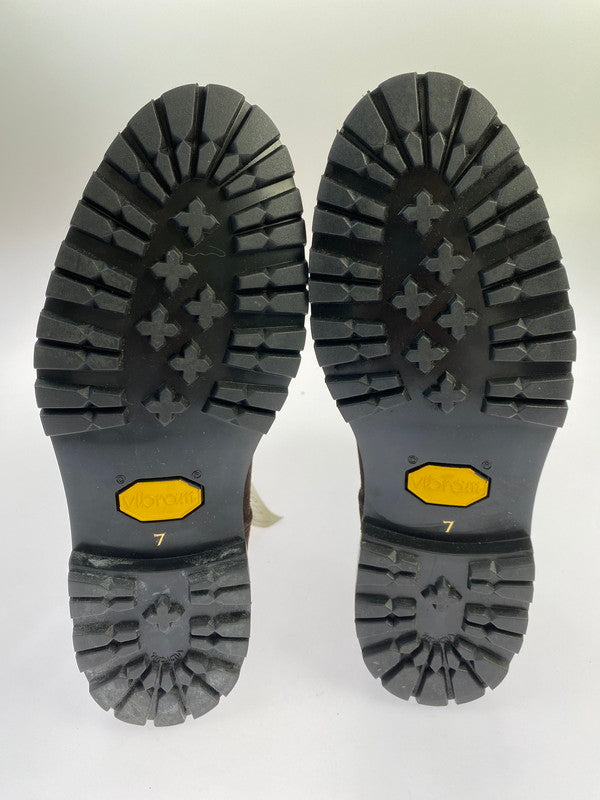 【中古美品】【メンズ】 WOLVERINE ウルヴァリン SHORT ENGINEER BOOTS 8433 ショートエンジニアブーツ 靴 165-251021-kk-63-min カラー：BROWN 万代Net店