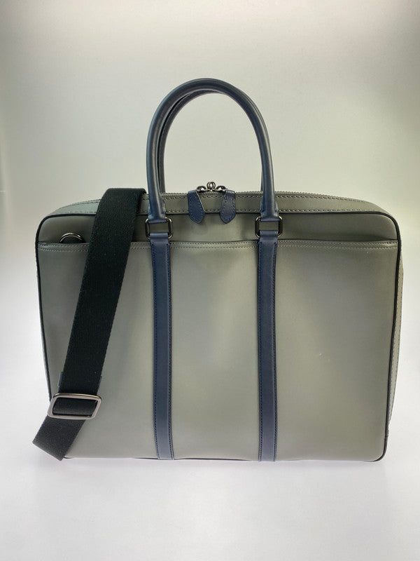 【中古品】【メンズ/レディース】 COACH コーチ 89095 BUSINESS BAG ビジネスバッグ カバン 鞄 180-251026-ks-23-min カラー：グレー 万代Net店