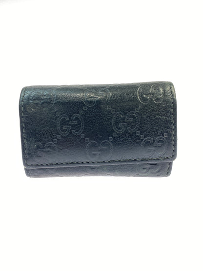 【現状渡し品】【メンズ/レディース】 GUCCI グッチ 6連キーケース 138093 181-260713-KS-15-min カラー：ブラック 万代Net店