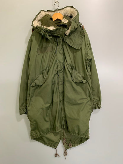 【現状渡し品】【メンズ】 U.S.ARMY アメリカ軍 M-65 FISHTAIL PARKA FULLSET M-65 フィッシュテールパーカー フルセット アウター ミリタリージャケット 146-251027-kk-43-min サイズ：EXTRA SMALL カラー：オリーブ 万代Net店