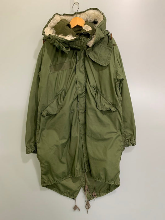 【現状渡し品】【メンズ】 U.S.ARMY アメリカ軍 M-65 FISHTAIL PARKA FULLSET M-65 フィッシュテールパーカー フルセット アウター ミリタリージャケット 146-251027-kk-43-min サイズ：EXTRA SMALL カラー：オリーブ 万代Net店