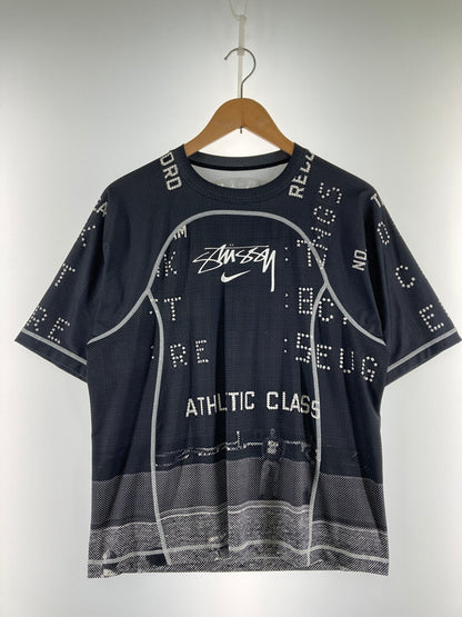【中古品】【メンズ】 STUSSY×NIKE ステューシー × ナイキ UV CREW BLACK クルー Tシャツ トップス 142-251025-cn-4-min サイズ：XS カラー：ブラック系 万代Net店