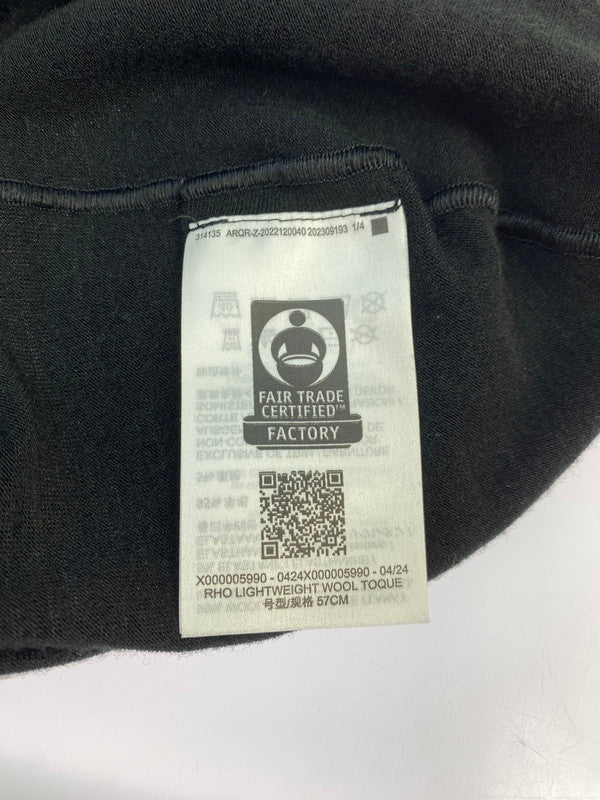 【中古品】【メンズ/レディース】 ARC'TERYX アークテリクス RHO LTW BEANIE ロートーク ニット帽 ビーニー 帽子 185-251024-em-10-min サイズ：S-M カラー：ブラック 万代Net店
