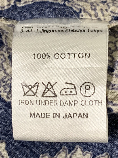 【現状渡し品】【メンズ】 NEEDLES ニードルス 初期白タグ 総柄シャツ NAVY PAISLEY ネイビーペイズリー メンズ長袖 シャツ 140-260704-hu-02-min サイズ：XS カラー：ブルー/ホワイト 万代Net店