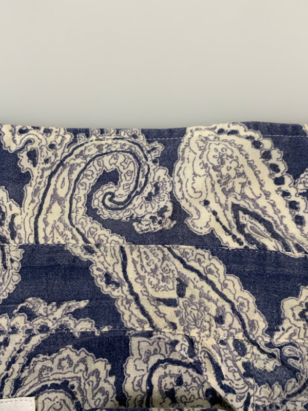 【現状渡し品】【メンズ】 NEEDLES ニードルス 初期白タグ 総柄シャツ NAVY PAISLEY ネイビーペイズリー メンズ長袖 シャツ 140-260704-hu-02-min サイズ：XS カラー：ブルー/ホワイト 万代Net店