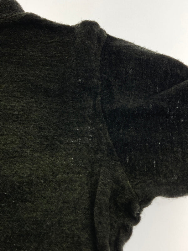 【中古品】【メンズ】 ISSEY MIYAKE イッセイミヤケ ME83JK421 90S 銀タグ WOOL SWEATER BLACK ウールセーター トップス 140-251025-cn-1-min サイズ：L カラー：ブラック 万代Net店