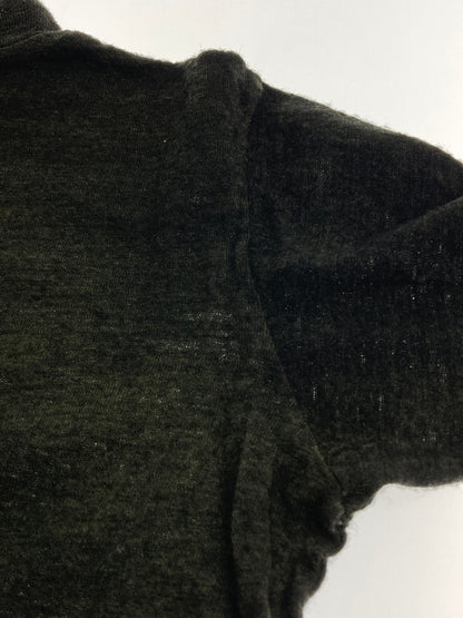【中古品】【メンズ】 ISSEY MIYAKE イッセイミヤケ ME83JK421 90S 銀タグ WOOL SWEATER BLACK ウールセーター トップス 140-251025-cn-1-min サイズ：L カラー：ブラック 万代Net店