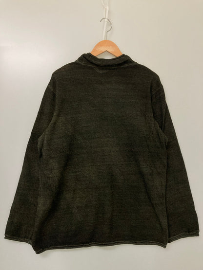 【中古品】【メンズ】 ISSEY MIYAKE イッセイミヤケ ME83JK421 90S 銀タグ WOOL SWEATER BLACK ウールセーター トップス 140-251025-cn-1-min サイズ：L カラー：ブラック 万代Net店