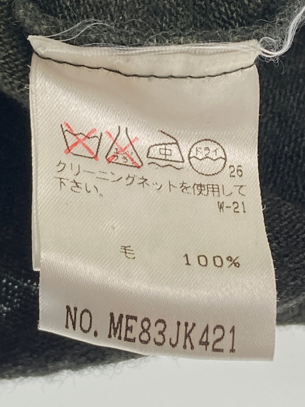 【中古品】【メンズ】 ISSEY MIYAKE イッセイミヤケ ME83JK421 90S 銀タグ WOOL SWEATER BLACK ウールセーター トップス 140-251025-cn-1-min サイズ：L カラー：ブラック 万代Net店