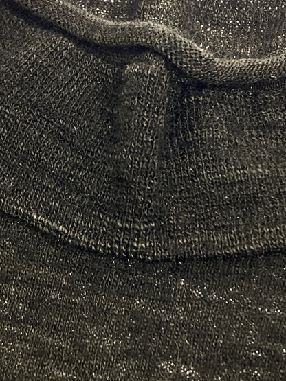 【中古品】【メンズ】 ISSEY MIYAKE イッセイミヤケ ME83JK421 90S 銀タグ WOOL SWEATER BLACK ウールセーター トップス 140-251025-cn-1-min サイズ：L カラー：ブラック 万代Net店