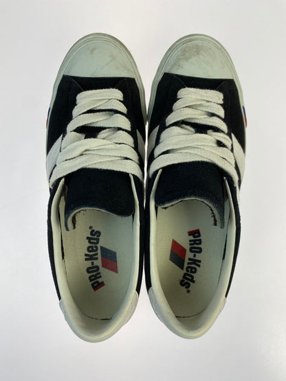 【中古品】【メンズ】 PRO-KEDS プロケッズ ROYAL PLUS SUEDE NAVY PN1021 ロイヤルプラス スエード スニーカー メンズ 靴 シューズ 162-251024-em-19-min サイズ：25.5cm カラー：ホワイト/ブラック 万代Net店