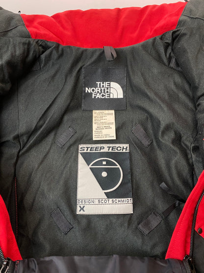 【中古品】【メンズ】 THE NORTH FACE ザ・ノースフェイス 90S STEEPTECH ANORAK JACKET スティープテック アノラックジャケット メンズ アウター アウトドア 防寒 90年代 144-251024-em-59-min サイズ：S カラー：カーキ/レッド/ブラック 万代Net店