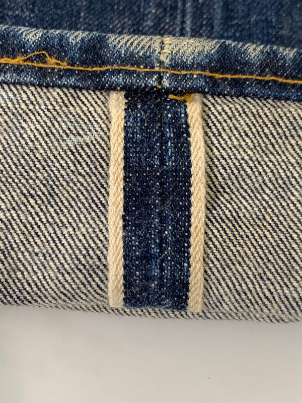 【中古品】【レディース】 Levi's リーバイス 60's DENIM PANTS 302 0117 VINTAGE 60年代 デニムパンツ ボトムス ジーンズ ボタン裏刻印 35 42TALON USA製 赤耳 Sタイプ ヴィンテージ 168-251027-kk-32-min サイズ：25 カラー：インディゴ 万代Net店