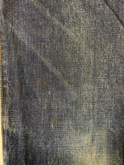 【中古品】【レディース】 Levi's リーバイス 60's DENIM PANTS 302 0117 VINTAGE 60年代 デニムパンツ ボトムス ジーンズ ボタン裏刻印 35 42TALON USA製 赤耳 Sタイプ ヴィンテージ 168-251027-kk-32-min サイズ：25 カラー：インディゴ 万代Net店