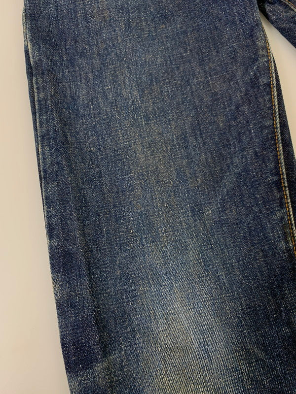 【中古品】【レディース】 Levi's リーバイス 60's DENIM PANTS 302 0117 VINTAGE 60年代 デニムパンツ ボトムス ジーンズ ボタン裏刻印 35 42TALON USA製 赤耳 Sタイプ ヴィンテージ 168-251027-kk-32-min サイズ：25 カラー：インディゴ 万代Net店