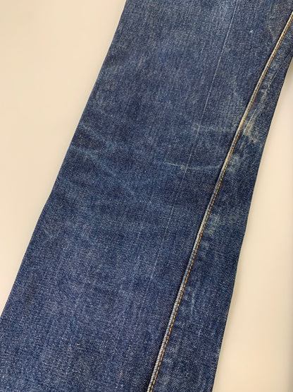 【中古品】【レディース】 Levi's リーバイス 60's DENIM PANTS 302 0117 VINTAGE 60年代 デニムパンツ ボトムス ジーンズ ボタン裏刻印 35 42TALON USA製 赤耳 Sタイプ ヴィンテージ 168-251027-kk-32-min サイズ：25 カラー：インディゴ 万代Net店
