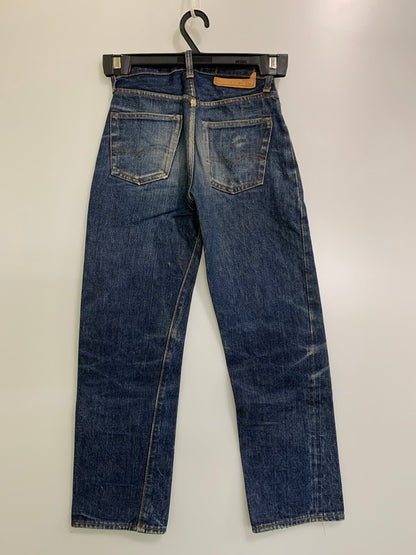 【中古品】【レディース】 Levi's リーバイス 60's DENIM PANTS 302 0117 VINTAGE 60年代 デニムパンツ ボトムス ジーンズ ボタン裏刻印 35 42TALON USA製 赤耳 Sタイプ ヴィンテージ 168-251027-kk-32-min サイズ：25 カラー：インディゴ 万代Net店