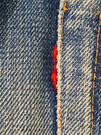 【中古品】【レディース】 Levi's リーバイス 60's DENIM PANTS 302 0117 VINTAGE 60年代 デニムパンツ ボトムス ジーンズ ボタン裏刻印 35 42TALON USA製 赤耳 Sタイプ ヴィンテージ 168-251027-kk-32-min サイズ：25 カラー：インディゴ 万代Net店