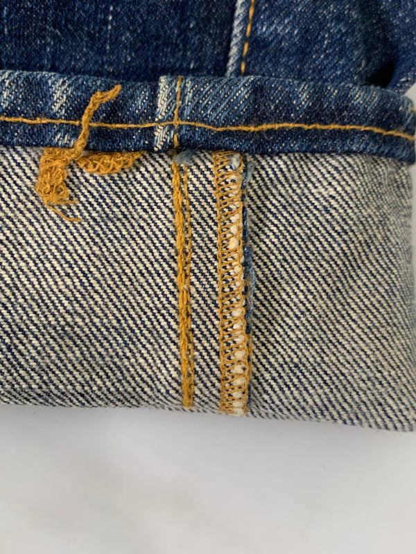 【中古品】【レディース】 Levi's リーバイス 60's DENIM PANTS 302 0117 VINTAGE 60年代 デニムパンツ ボトムス ジーンズ ボタン裏刻印 35 42TALON USA製 赤耳 Sタイプ ヴィンテージ 168-251027-kk-32-min サイズ：25 カラー：インディゴ 万代Net店