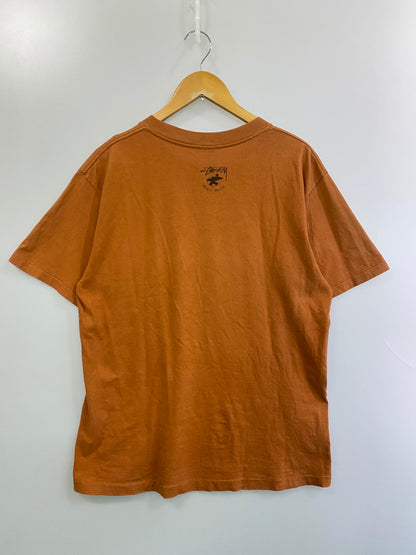 【現状渡し品】【メンズ】 OLD STUSSY オールド ステューシー 80S BEACH ROOTS TEE 半袖 Ｔシャツ メンズ トップス 142-251024-em-45-min カラー：オレンジ 万代Net店