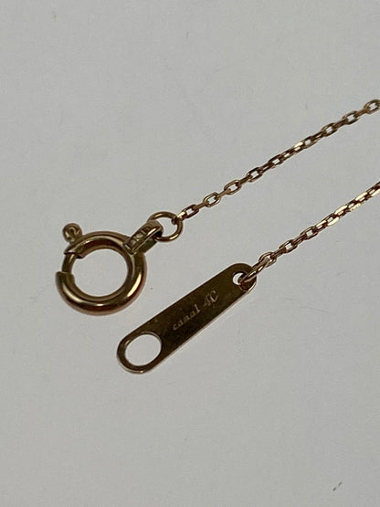 【中古品】【レディース】 canal4℃ カナルヨンドシー K10PG HEART MOTIF NECKLACE K10ピングゴールド ハートモチーフ ネックレス アクセサリー ジュエリー 193-251027-kk-04-min カラー：ピンクゴールド 万代Net店