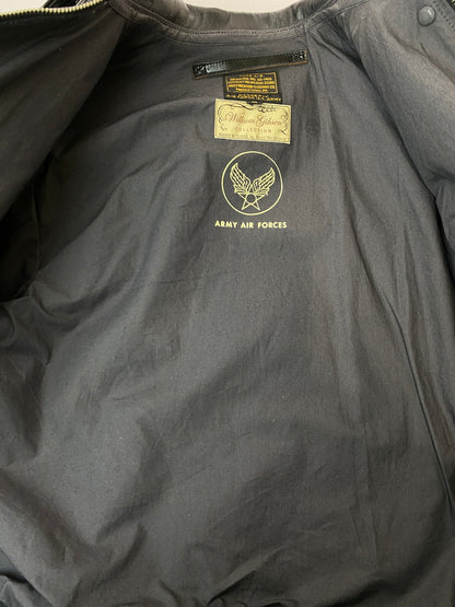 【中古美品】【メンズ】 Buzz Rickson's バズリクソンズ WILLIAM GIBSON COLLECTION TYPE A-2 BLACK BR80596 ウィリアム・ギブソンコレクション レザージャケット 馬革 メンズ アウター 145-251024-em-52-min サイズ：40 カラー：ブラック 万代Net店