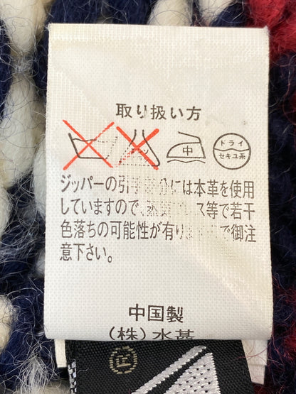【中古品】【メンズ】 FIRST DOWN ファースト ダウン カウチンセーター ニット ジップ アウター 144-260922-hu-28-min サイズ：M カラー：ネイビー 万代Net店