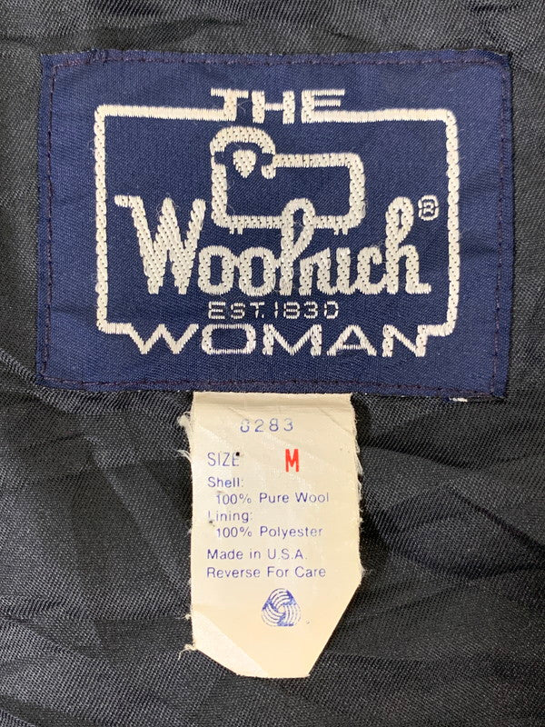 【現状渡し品】【メンズ】 WOOLRICH ウールリッチ 80's WOOL SHORT BLOUSON VINTAGE 80年代 ウール ショートブルゾン ライトアウター ジャケット 146-251027-kk-29-min サイズ：M カラー：グリーン 万代Net店