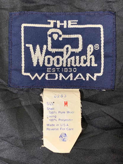 【現状渡し品】【メンズ】 WOOLRICH ウールリッチ 80's WOOL SHORT BLOUSON VINTAGE 80年代 ウール ショートブルゾン ライトアウター ジャケット 146-251027-kk-29-min サイズ：M カラー：グリーン 万代Net店