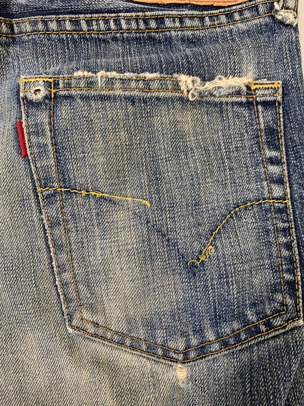 【現状渡し品】【メンズ】 HYSTERIC GLAMOUR ヒステリックグラマー STUDS DENIM PANT スタッズデニムパンツ ボトムス 151-251026-zi-11-min サイズ：32 カラー：インディゴ 万代Net店