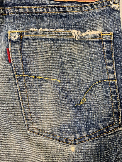 【現状渡し品】【メンズ】 HYSTERIC GLAMOUR ヒステリックグラマー STUDS DENIM PANT スタッズデニムパンツ ボトムス 151-251026-zi-11-min サイズ：32 カラー：インディゴ 万代Net店