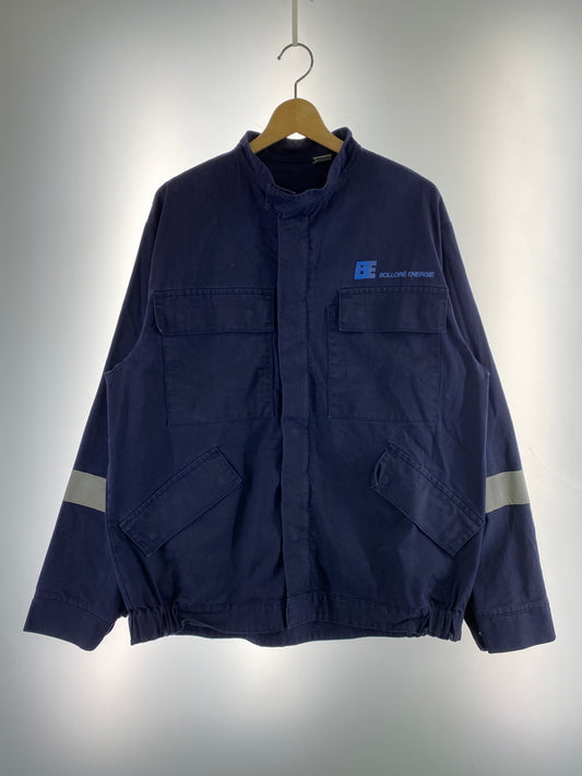 【中古品】【メンズ】 USED BOLLORE ENERGIE WORK JACKET ボロレ エナジー ワーク ジャケット アウター 146-260724-hu-38-min サイズ：3 48/50 M カラー：ネイビー 万代Net店