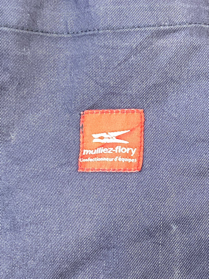 【中古品】【メンズ】 USED BOLLORE ENERGIE WORK JACKET ボロレ エナジー ワーク ジャケット アウター 146-260724-hu-38-min サイズ：3 48/50 M カラー：ネイビー 万代Net店