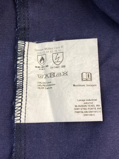 【中古品】【メンズ】 USED BOLLORE ENERGIE WORK JACKET ボロレ エナジー ワーク ジャケット アウター 146-260724-hu-38-min サイズ：3 48/50 M カラー：ネイビー 万代Net店