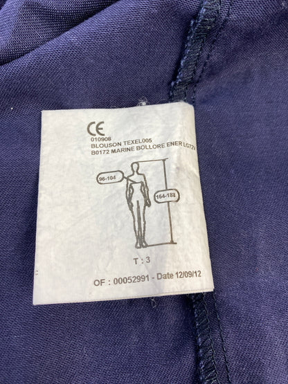 【中古品】【メンズ】 USED BOLLORE ENERGIE WORK JACKET ボロレ エナジー ワーク ジャケット アウター 146-260724-hu-38-min サイズ：3 48/50 M カラー：ネイビー 万代Net店