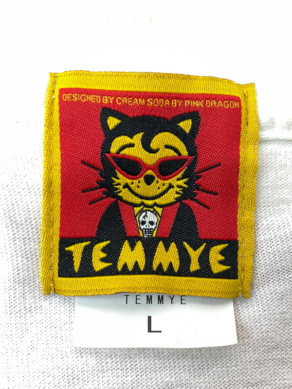 【中古品】【メンズ】 CREAM SODA クリームソーダ TEMMYE TATTO LAB S/S TEE ティミー タトゥー ラボ ショートスリーブ 半袖 Tシャツ メンズ トップス 142-260717-em-31-min サイズ：Ｌ カラー：ホワイト 万代Net店