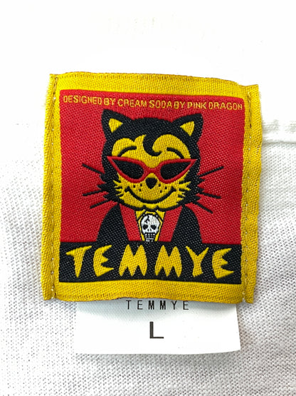 【中古品】【メンズ】 CREAM SODA クリームソーダ TEMMYE TATTO LAB S/S TEE ティミー タトゥー ラボ ショートスリーブ 半袖 Tシャツ メンズ トップス 142-260717-em-31-min サイズ：Ｌ カラー：ホワイト 万代Net店
