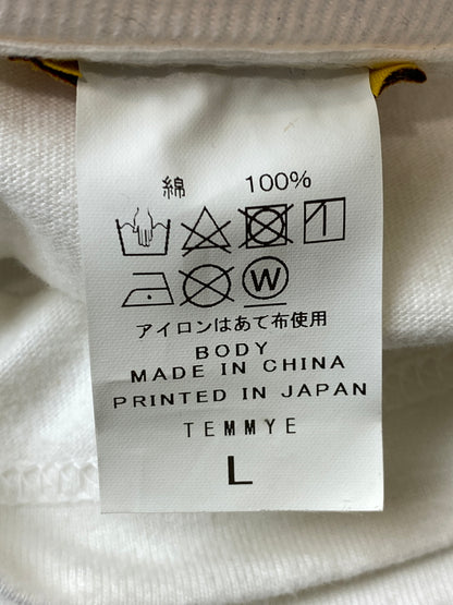 【中古品】【メンズ】 CREAM SODA クリームソーダ TEMMYE TATTO LAB S/S TEE ティミー タトゥー ラボ ショートスリーブ 半袖 Tシャツ メンズ トップス 142-260717-em-31-min サイズ：Ｌ カラー：ホワイト 万代Net店