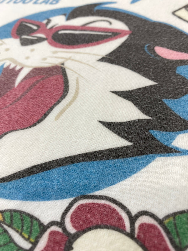 【中古品】【メンズ】 CREAM SODA クリームソーダ TEMMYE TATTO LAB S/S TEE ティミー タトゥー ラボ ショートスリーブ 半袖 Tシャツ メンズ トップス 142-260717-em-31-min サイズ：Ｌ カラー：ホワイト 万代Net店