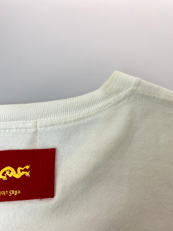 【中古品】【メンズ】 CREAM SODA クリームソーダ TEMMYE TATTO LAB S/S TEE ティミー タトゥー ラボ ショートスリーブ 半袖 Tシャツ メンズ トップス 142-260717-em-31-min サイズ：Ｌ カラー：ホワイト 万代Net店