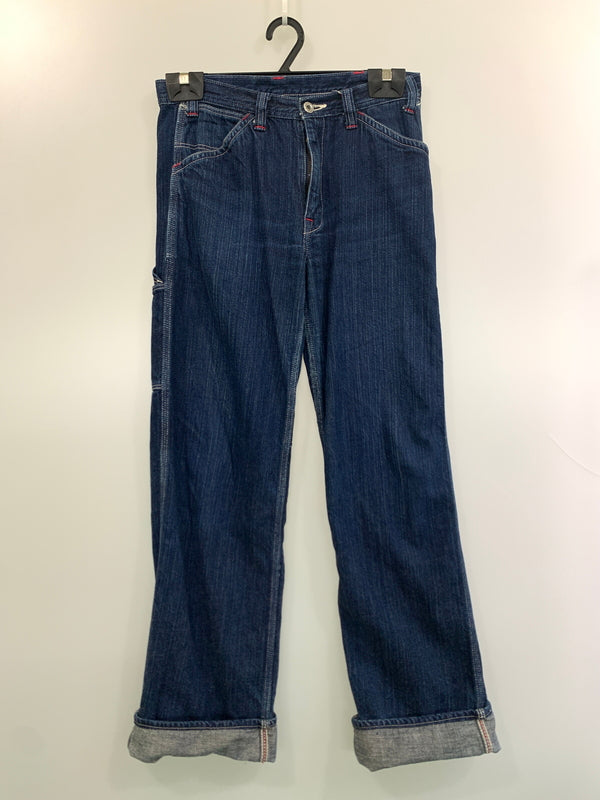 【中古品】【メンズ】 THE FLAT HEAD フラッドヘッド PAINTER DENIM PANTS PN-01 ペインターデニムパンツ ボトムス 156-260706-yn-08-min サイズ：30 カラー：インディゴ 万代Net店
