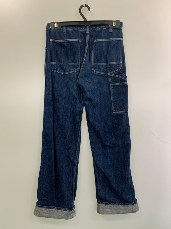【中古品】【メンズ】 THE FLAT HEAD フラッドヘッド PAINTER DENIM PANTS PN-01 ペインターデニムパンツ ボトムス 156-260706-yn-08-min サイズ：30 カラー：インディゴ 万代Net店