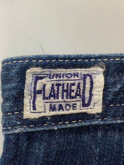 【中古品】【メンズ】 THE FLAT HEAD フラッドヘッド PAINTER DENIM PANTS PN-01 ペインターデニムパンツ ボトムス 156-260706-yn-08-min サイズ：30 カラー：インディゴ 万代Net店